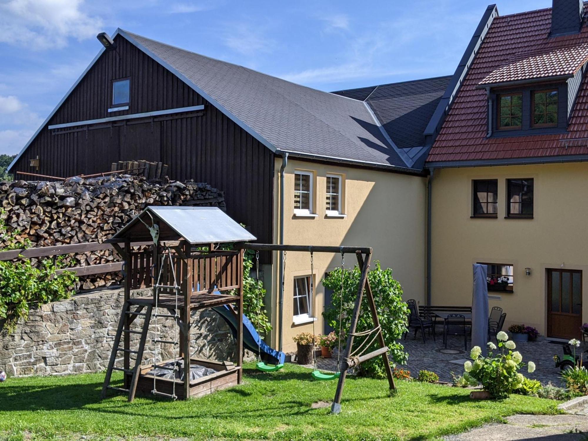 Ferienwohnung Aus-Zeit Auf Dem Lande Bad Gottleuba Exterior foto
