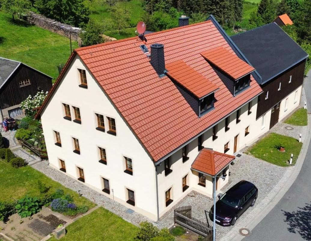 Ferienwohnung Aus-Zeit Auf Dem Lande Bad Gottleuba Exterior foto